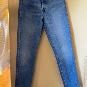 Levi's Blue Skinny Jeans with Classic Indigo Wash